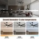 preview thumbnail 31 of 70, 52/66/72/84 Inch Smart Ceiling Fan with Light ,Wall Switch, APP Control,Dimmable LED,8 Blades