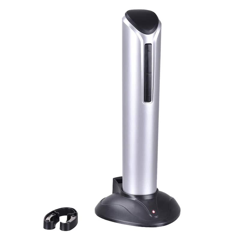 Gymax Electric Wine Opener Cordless Bottle Corkscrew Opener with Foil