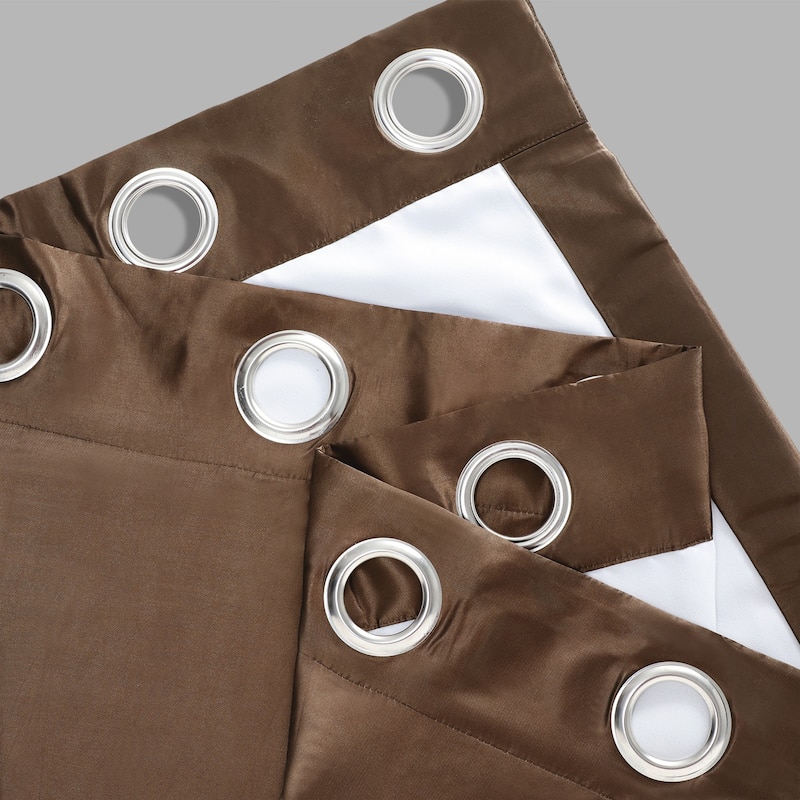 Exclusive Fabrics Blackout Faux Silk Taffeta 120-inch Curtain (1 Panel)