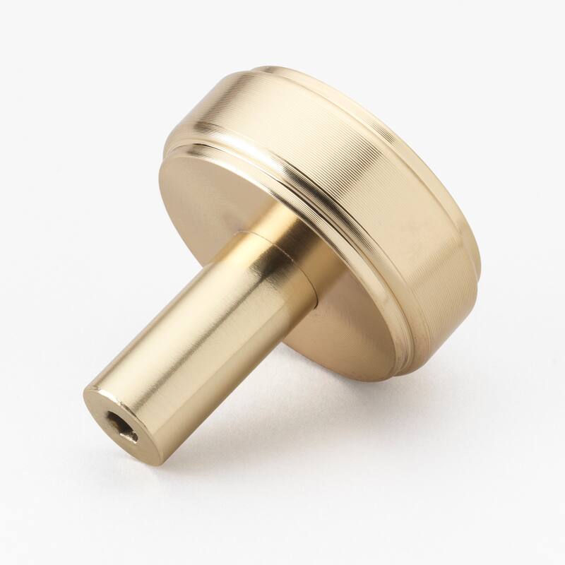 GlideRite 1-1/2" Diameter Solid Smooth Round Cabinet Knob for Kitchen and Bath - 5827