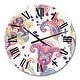 preview thumbnail 5 of 6, Designart 'Jacobean Paisley Design' Scandinavian wall clock 16 In. Wide x 16 In. High