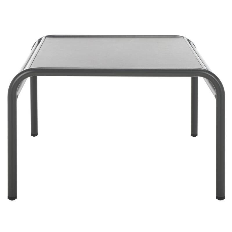 SAFAVIEH Outdoor Patio Furniture Core Sintered Stone Coffee Table, Fully Assembled - 26"W x 24"D x 17"H