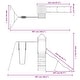 preview thumbnail 14 of 18, vidaXL Swing Set Outdoor Backyard Wooden Playground Equipment for Kids Age 3-8