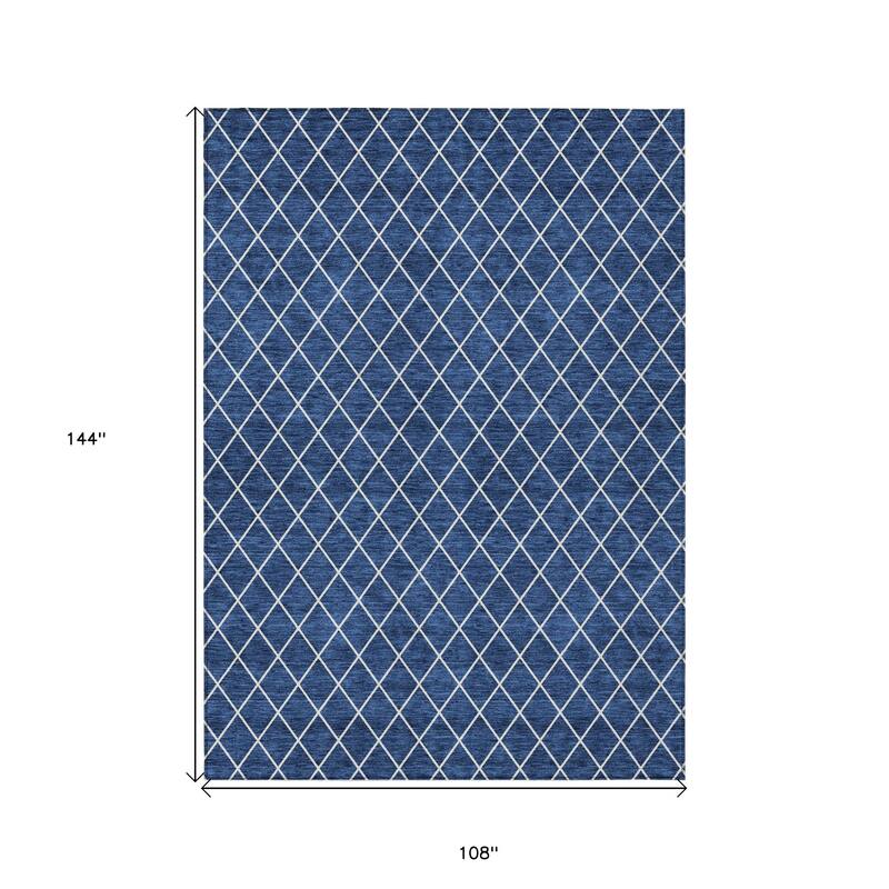 HomeRoots Geometric Transitional Rectangle Outdoor Rug