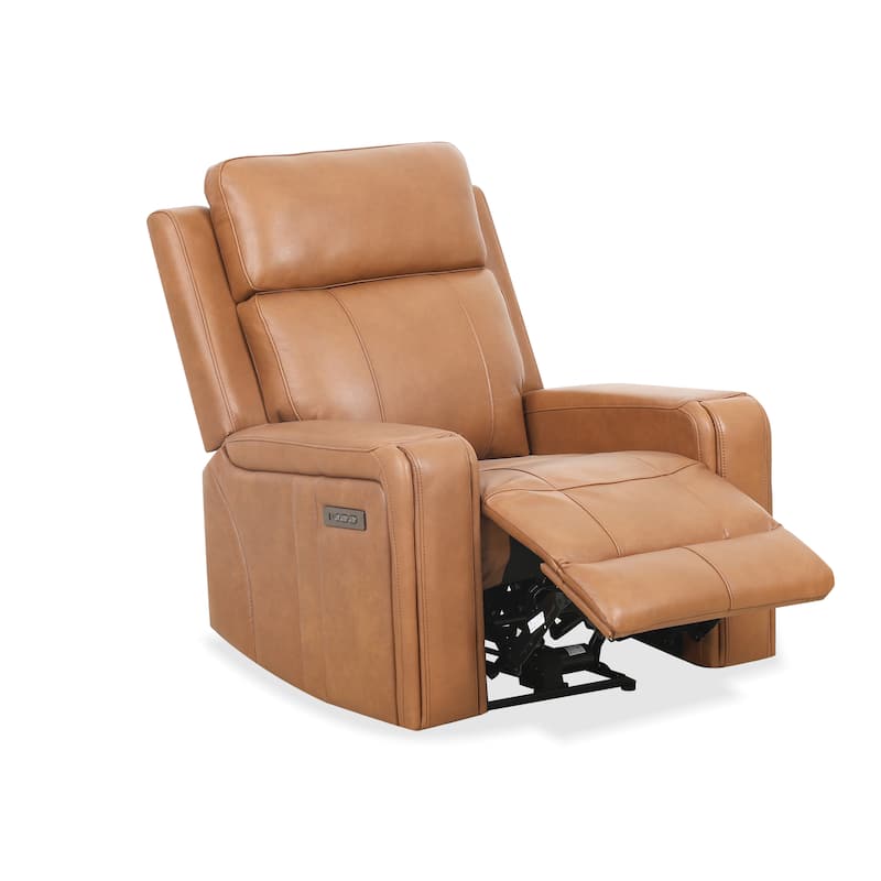 Cavron Leather Match Power Glider Recliner