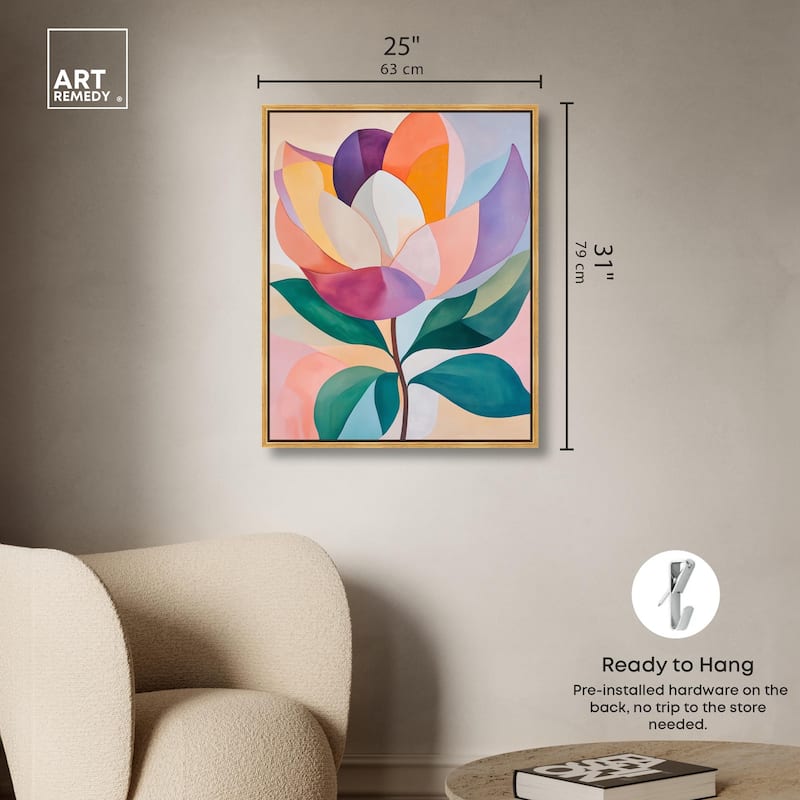 Magnolia in Color II Canvas by Art Remedy