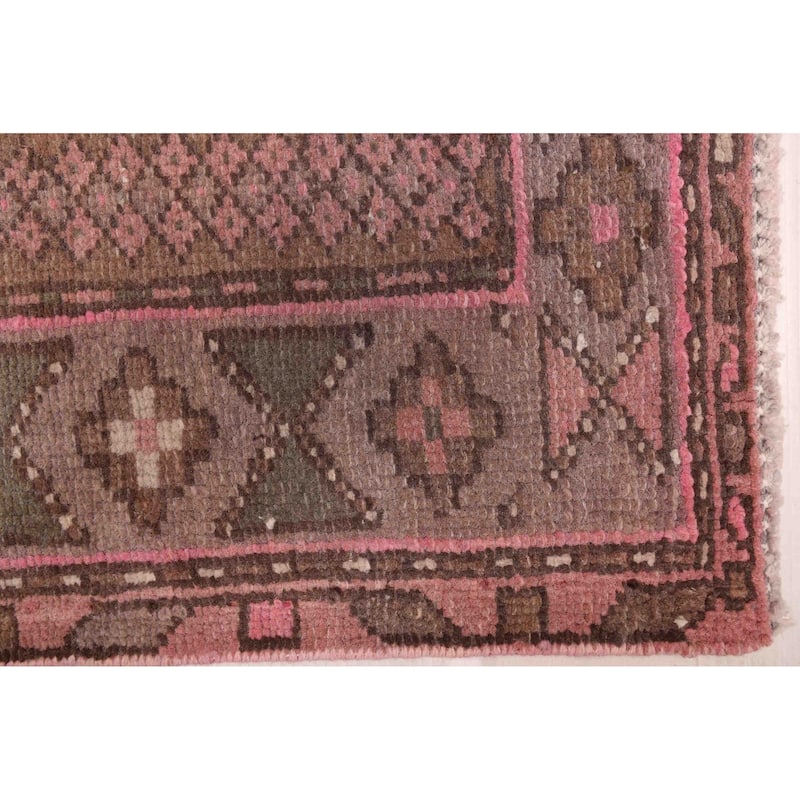 ECARPETGALLERY Hand-knotted Antalya Vintage Brown Wool Rug - 4'2 x 7'1