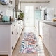 preview thumbnail 43 of 204, Gertmenian Crystal Print Washable Digital Printed Flat Pile Polyester Slip Resistant Area Rug Collection