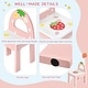 preview thumbnail 9 of 9, Costway Kids Vanity Princess Makeup Dressing Table Chair Set w/