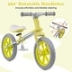 preview thumbnail 16 of 16, Kids Balance Bike, High Carbon Steel Frame, EVA Foam Wheels, Adjustable Seat, Ideal for 2-5 Years Old