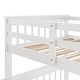 preview thumbnail 12 of 40, Twin-Over-Full Bunk Bed Storage Bed Frame with Stairway, Drawer, Storage and Guard Rail for Bedroom, Dorm, for Adults