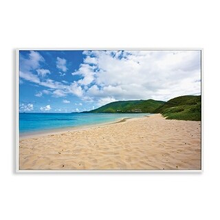 Stupell Coastal Caribbean Beach Framed Giclee Art Design By Seven Trees ...