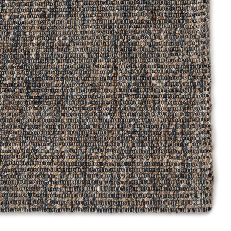 Porch & Den De Baca Natural Solid Wool-blend Area Rug