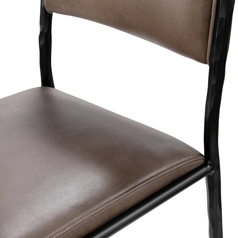 Classic Home Kayne Leather Counter Stool