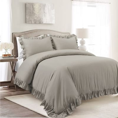 Lush Decor Reyna 3 Piece Cotton Duvet Set
