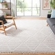 preview thumbnail 7 of 50, SAFAVIEH Marrakech Moroccan Boho Braided Tassel Area Rug 10' x 14' - Beige - Rectangle