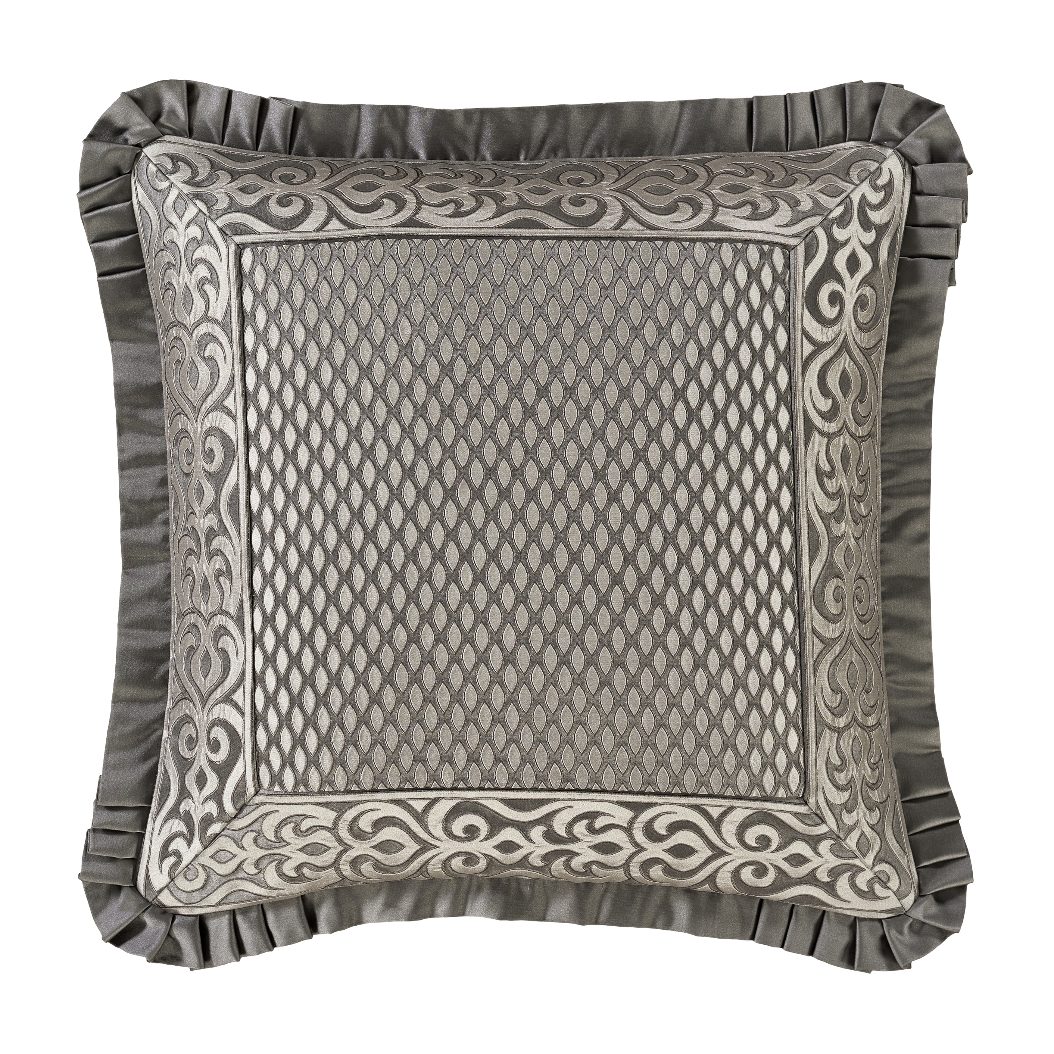 J. Queen New York Bolero Silver Euro Sham