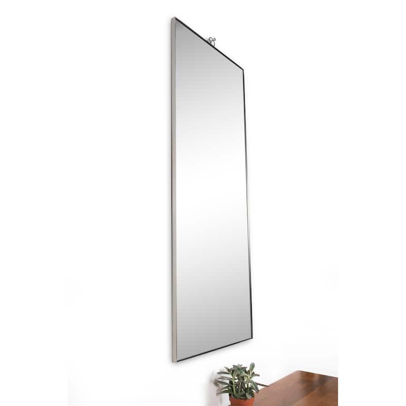 Renwil Filbert 62" Tall Rectangle Wall Mirror, Grey
