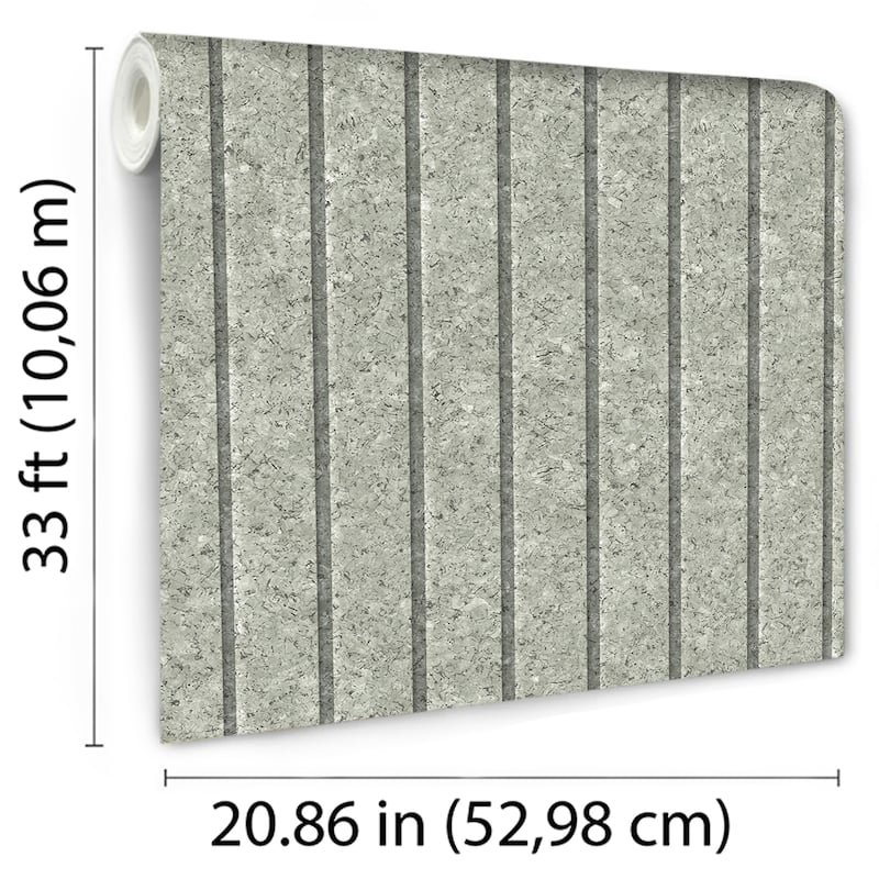 Veer Decor Corkboard Stripe Wallpaper