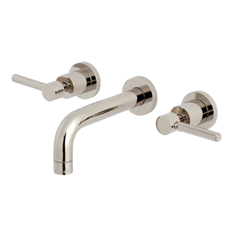 Concord 2-Handle Wall Mount Bathroom Faucet - Polished Nickel