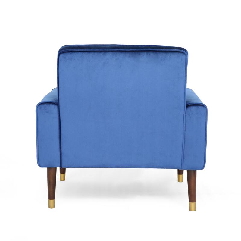 Bourchier Button-tufted Velvet Armchair by Christopher Knight Home