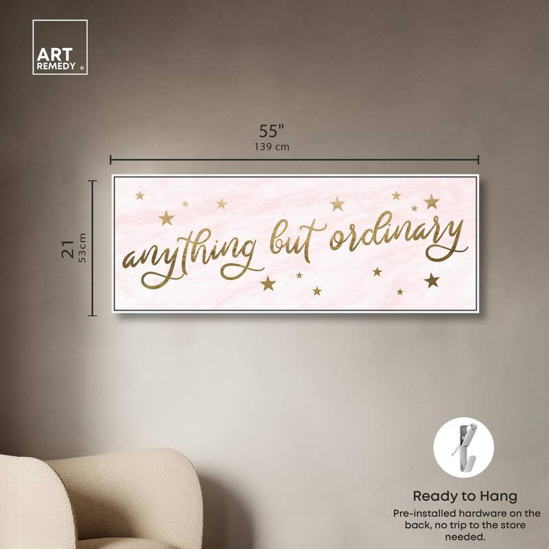 Ordinary Gold Panoramic Canvas by Art Remedy