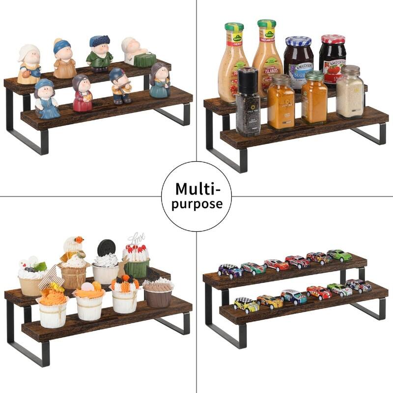 Wooden Display Riser Stand - 13.8 x 6x 4.5 inches