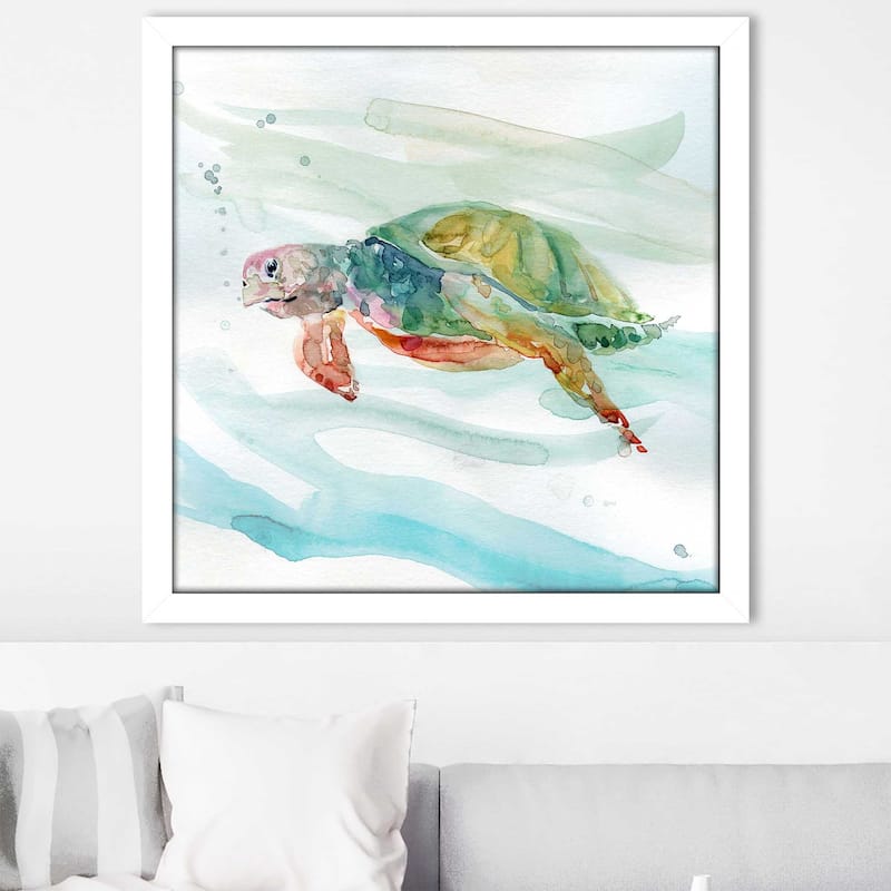"Turtle Tropics II" by Carol Robinson Print on Acrylic