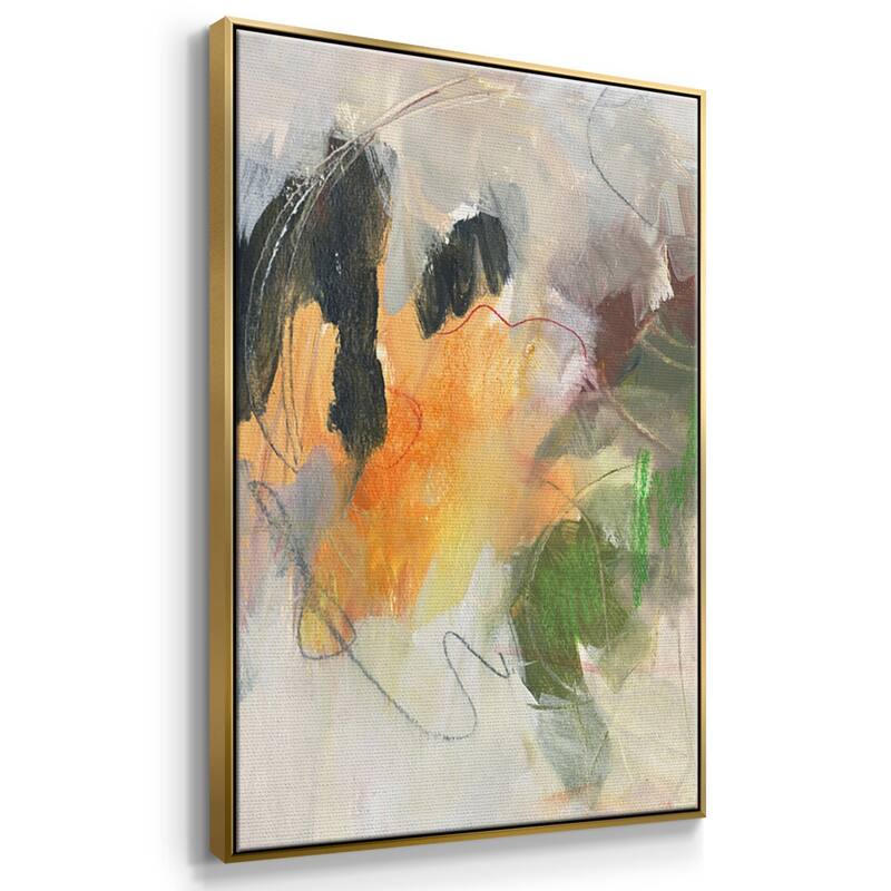 Abstract Floral Delight II - Multi Piece Framed Canvas