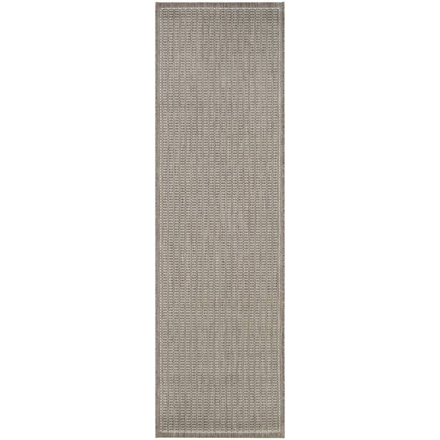 Pergola Deco Indoor/ Outdoor Area Rug - 2'3" x 7'10" Runner - Taupe