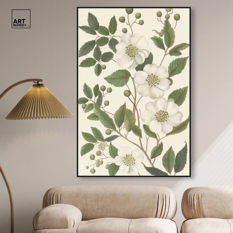 White Cherokee II Canvas by Art Remedy