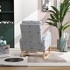 preview thumbnail 38 of 46, Upholstered High Back Wooden Rocking Chair for Living Room Baby Kids Room Bedroom, Pink Boucle