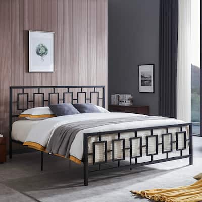 Claudia Modern King Bed Frame by Christopher Knight Home