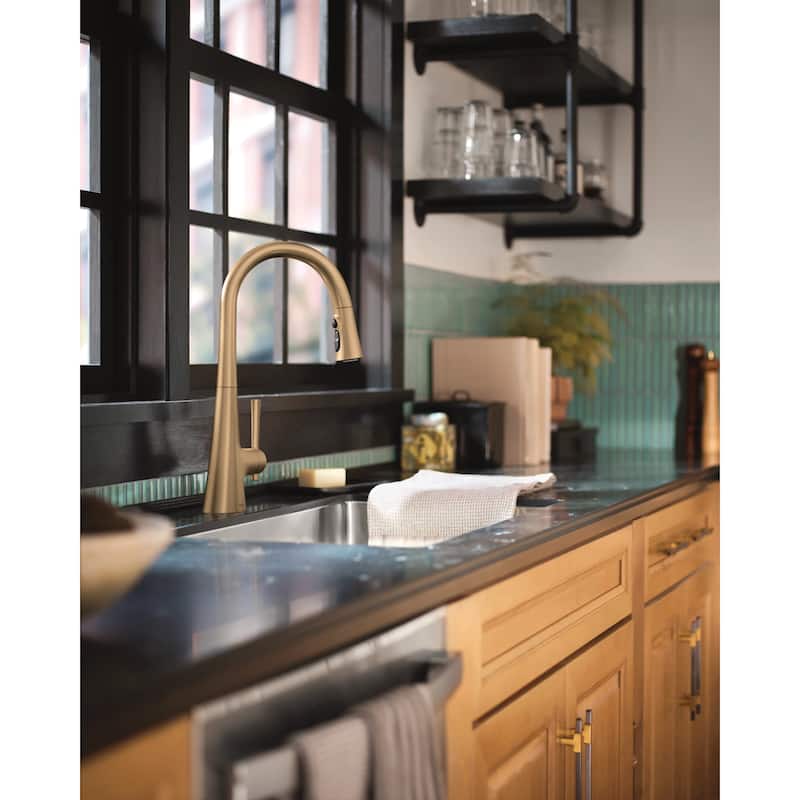 Moen Kurv 1.5 GPM Single Hole Pull Down Kitchen Faucet