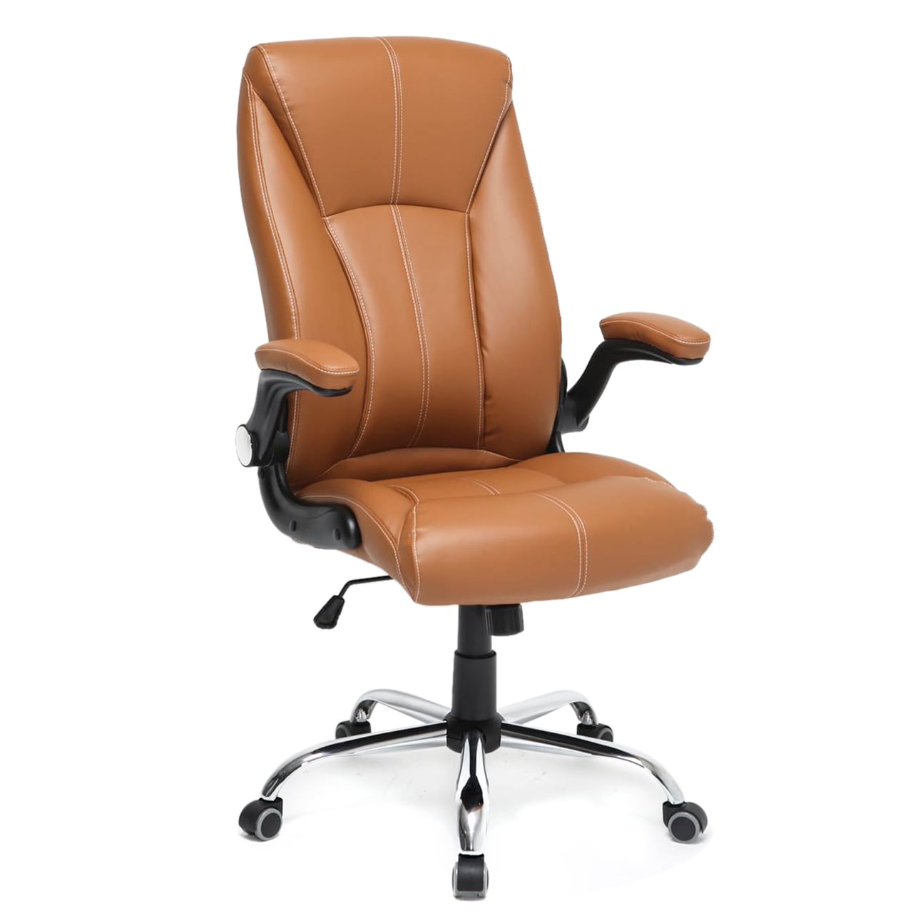 Shop Max Comfort Office Chairs Avion Cappuccino Desk Chairs For Office 28 W X 21 L X 49 H Overstock 28877153