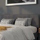 preview thumbnail 17 of 36, Quilted Tufted Upholstered Headboard Dark Gray - King