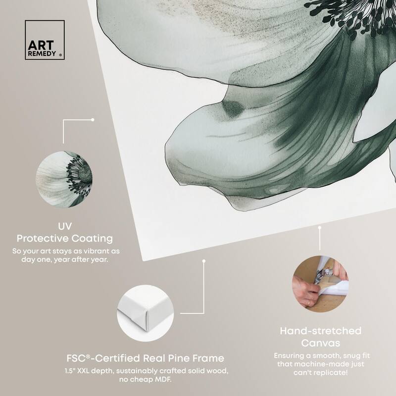 Delicate Stamen III Canvas by Art Remedy, Gallery Wrapped