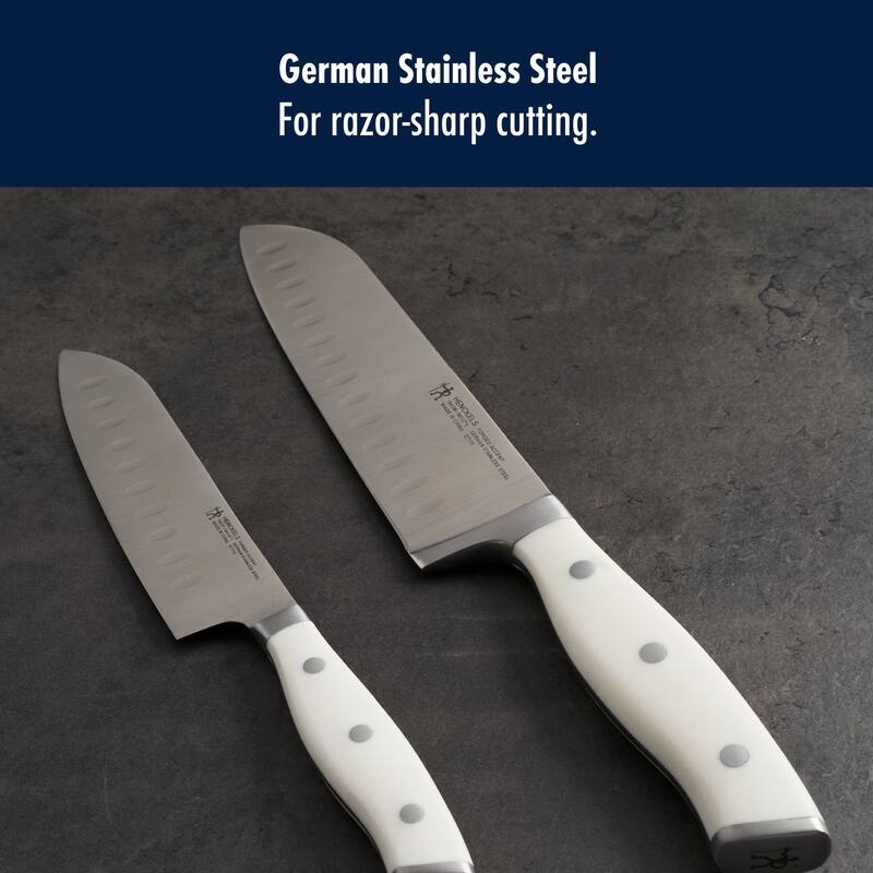 Henckels Forged Accent 2-pc Asian Knife Set - White Handle