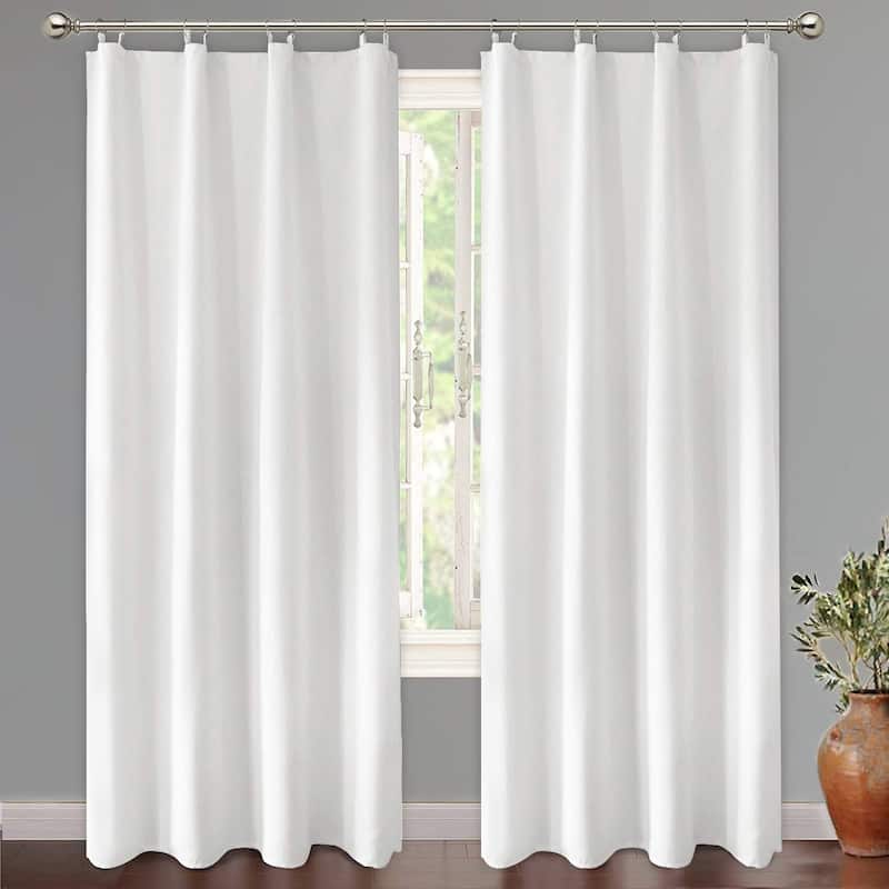 DriftAway Thermal Insulated 100% Blackout Curtain Liner for Grommet Curtains - 50" width x 80 " length