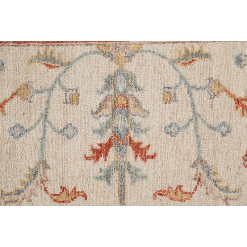 Vegetable Dye Sultanabad Ziegler Oriental Wool Area Rug Hand-knotted - 9'1" x 12'0"
