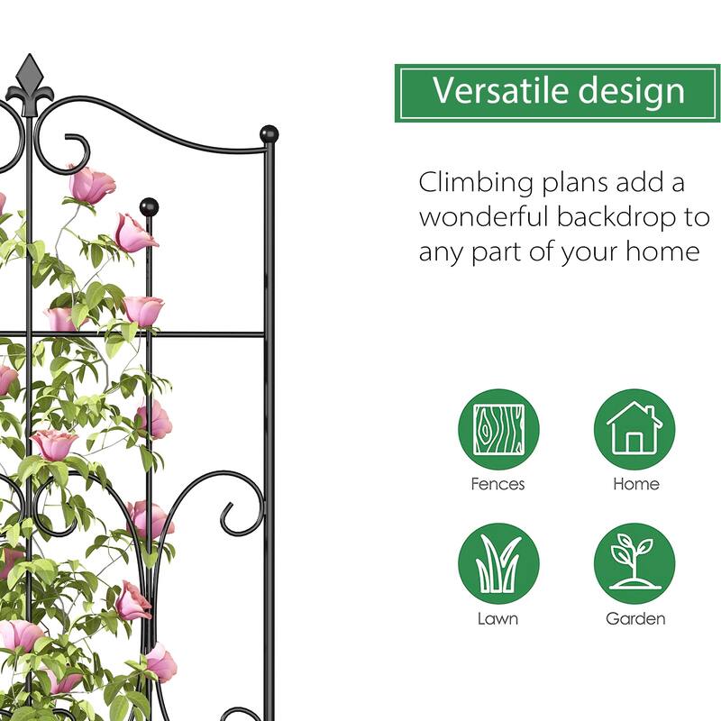 Metal Garden Fence Border Decorative Garden Fencing Folding