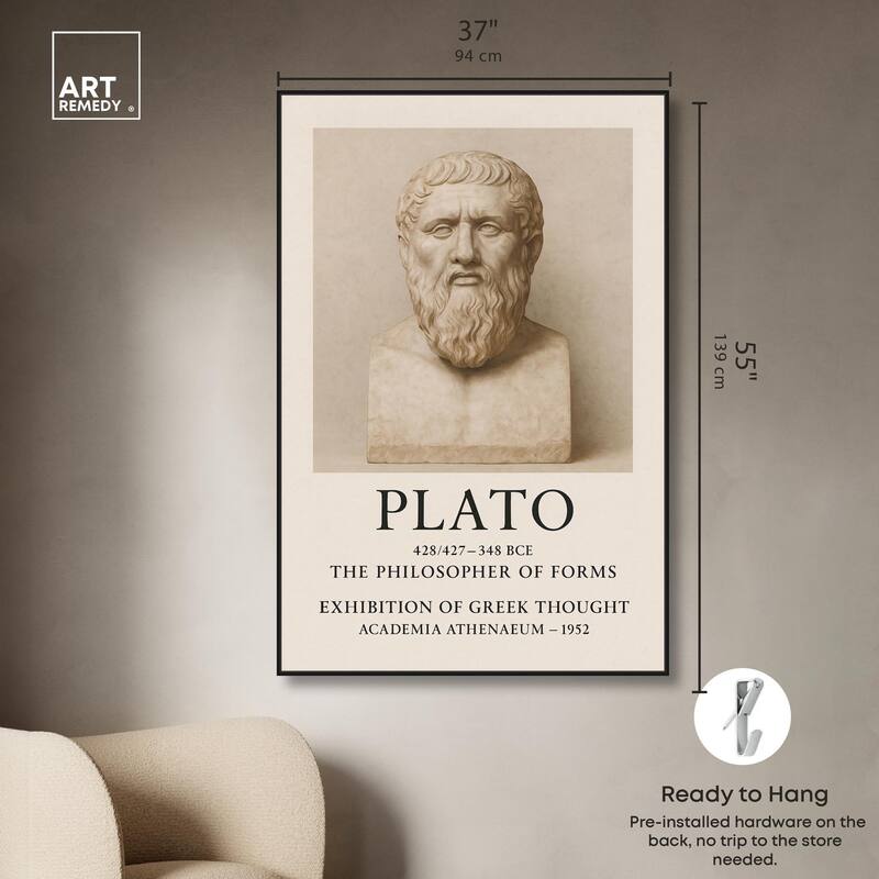 Philosopher of Forms Canvas by Art Remedy