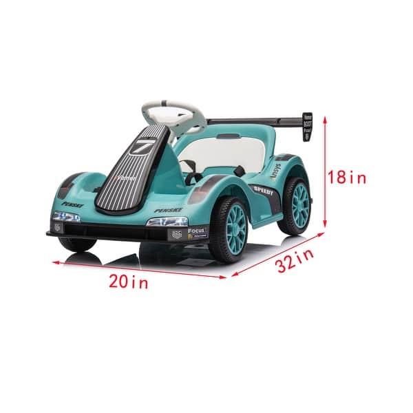 dimension image slide 1 of 2, 12V Riding Toys Electric with 3-point Safety Belt
