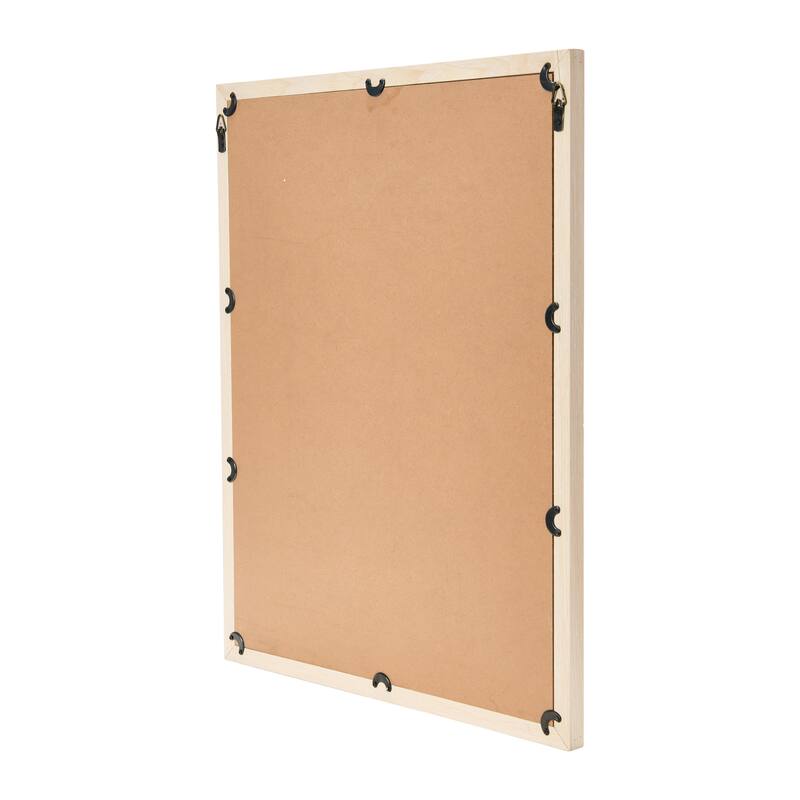 Abstract Geometric Print with Solid Wood Frame and Glass Cover