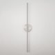 preview thumbnail 51 of 119, 1-Light Black/ Gold/ Nickel Modern Long Linear Strip Wall Sconce Dimmable LED Bathroom Vanity Light