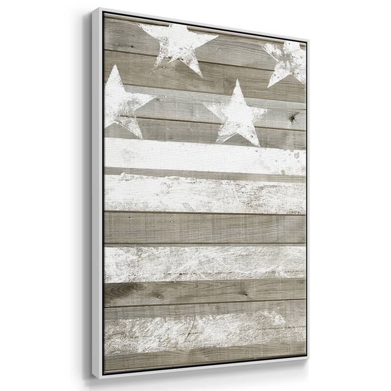 Americana Flag - Multi Piece Framed Canvas
