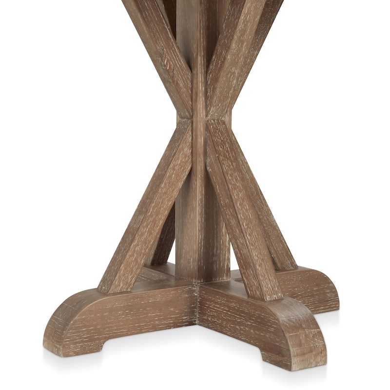 Maxwell Oval Pine Wood Dining Table by Kosas Home