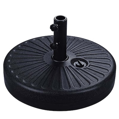 Ainfox Patio Umbrella Base/Stand Black Suitable for 1.3-1.9 Inch Diameter Pole