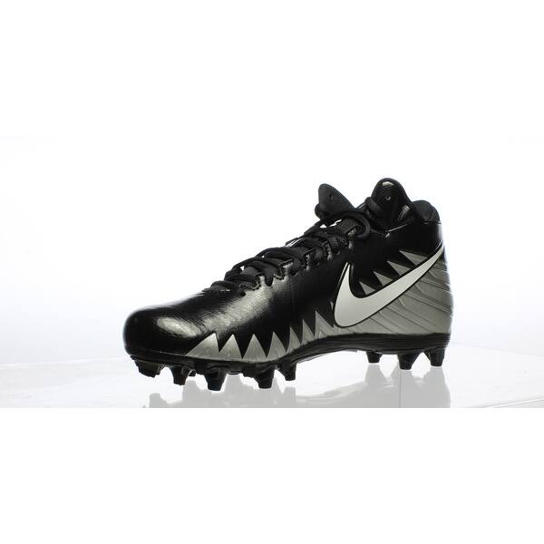 Shop Nike Mens Alpha Menace Varsity Mid Black Football Cleats Size
