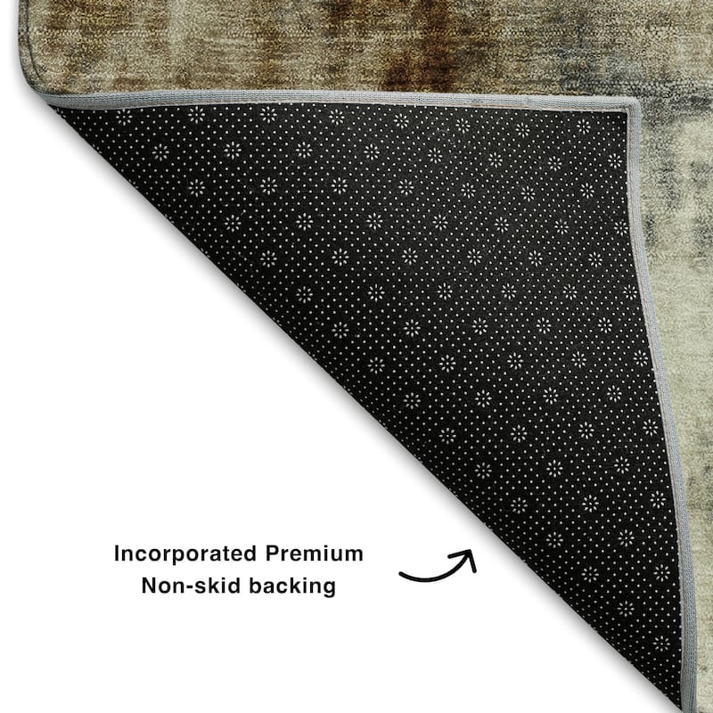 Premium Washable Super Soft Abstract Glam Mayfield Rug